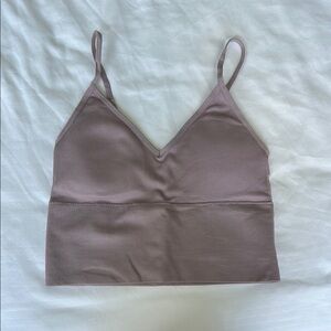 Stylish Mauve Crop Top